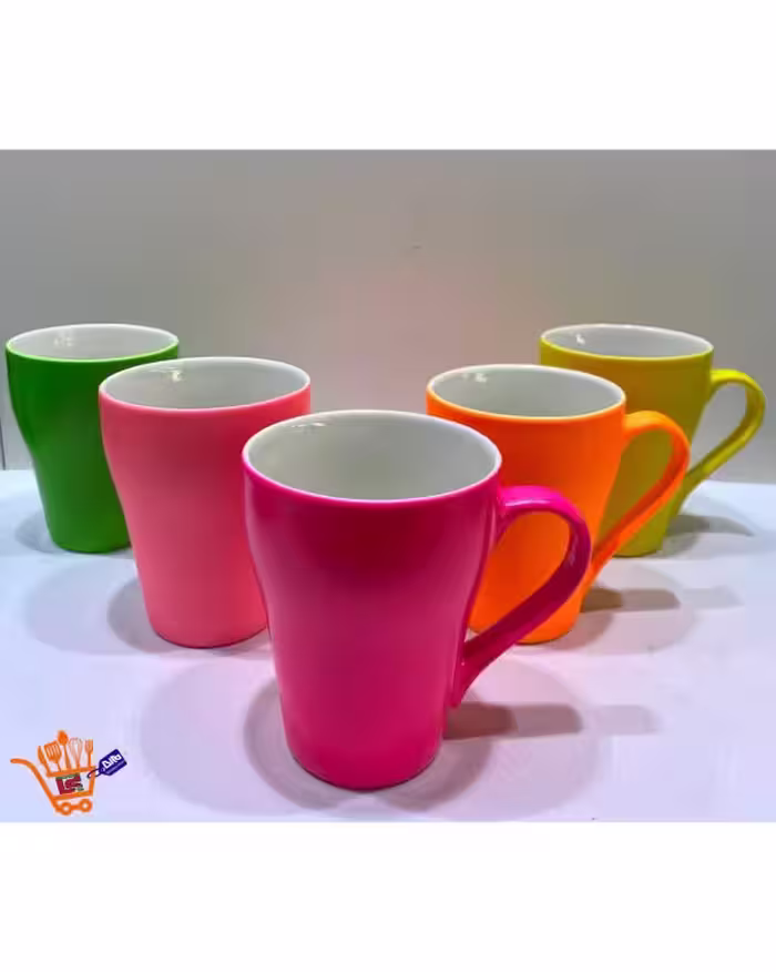 ماگ سرامیکی رنگی(شبرنگ) در 5 رنگ