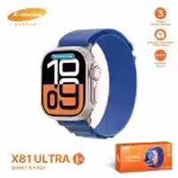 ساعت هوشمند X81 ULTRA برند X-INOVA آلمان صفحه امولد (دارای 3عدد بند)
