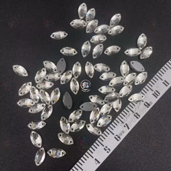 مارکیز سنگی چشمی دوختنی سایز 6 در 12