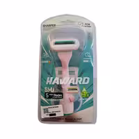 ژیلت دستگاه پنج لبه زنانه مدل SMART با دو یدک هاوارد Haward