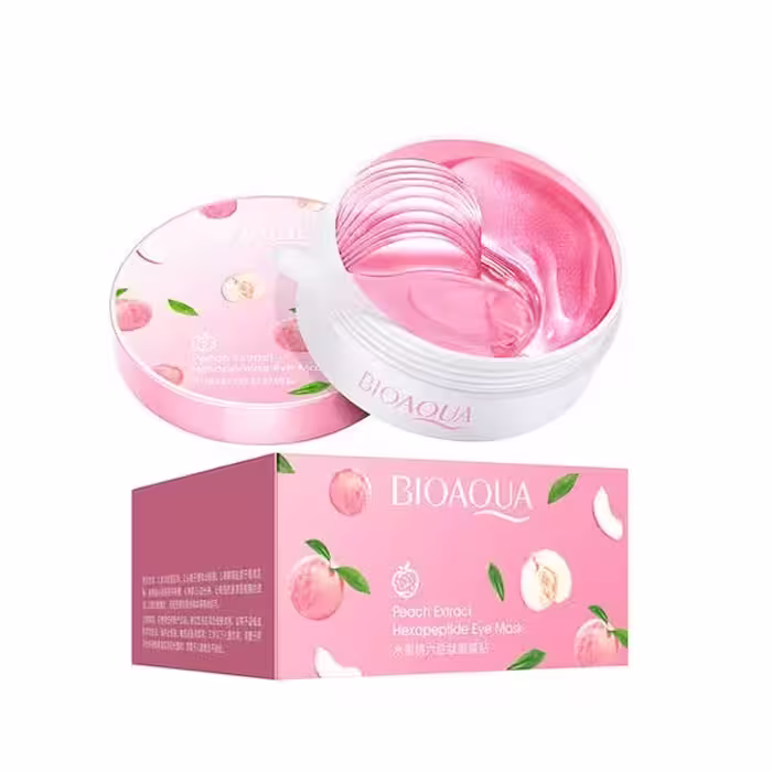 ماسک زیر چشم هلو بیواکوا مدل Peach Extract بسته 60 عددی