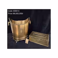سطل و جادستمال برنجی 459014