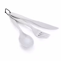 ست قاشق چنگال کارد کوهنوردی جی اس ای مدل RING CUTLERY