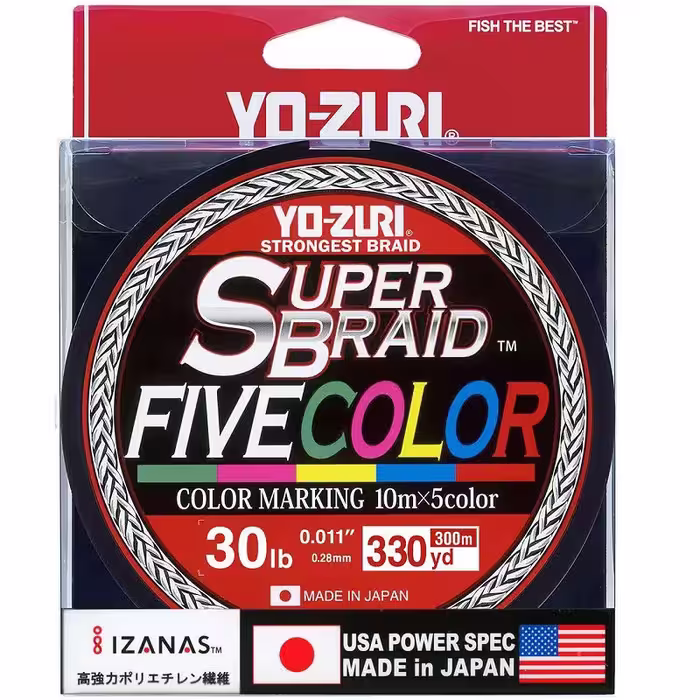 نخ براید یوزوری 5 رنگ Yo-Zuri SuperBraid