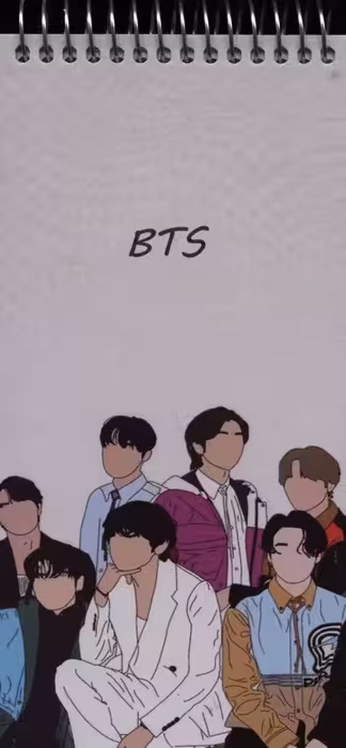 دفتر یادداشت BTS (کد b4)،(سیمی) - ناشربوک | خرید آنلاین کتاب