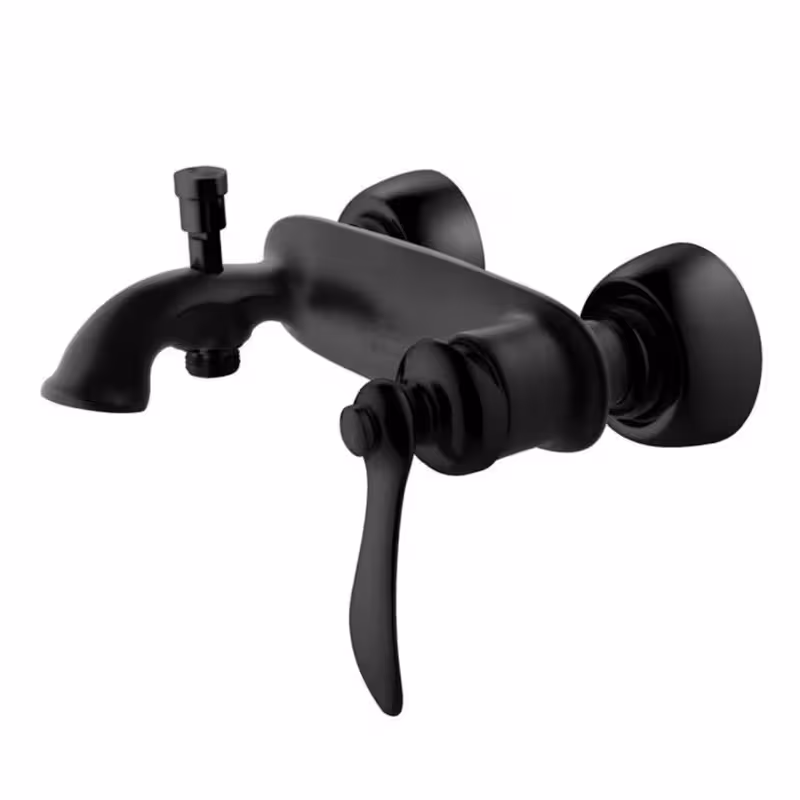 شیر حمام درخشان مدل لوتوس بلک