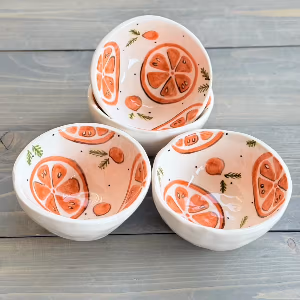 پیاله طرح پرتقال