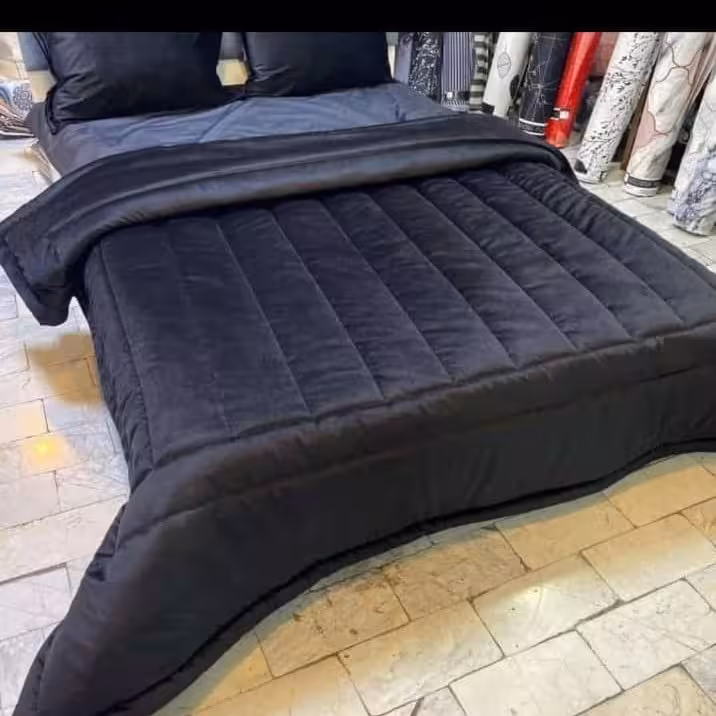 روتختی مخمل کالیفرنیا دوخت خیاری رنگ طوسی تیره