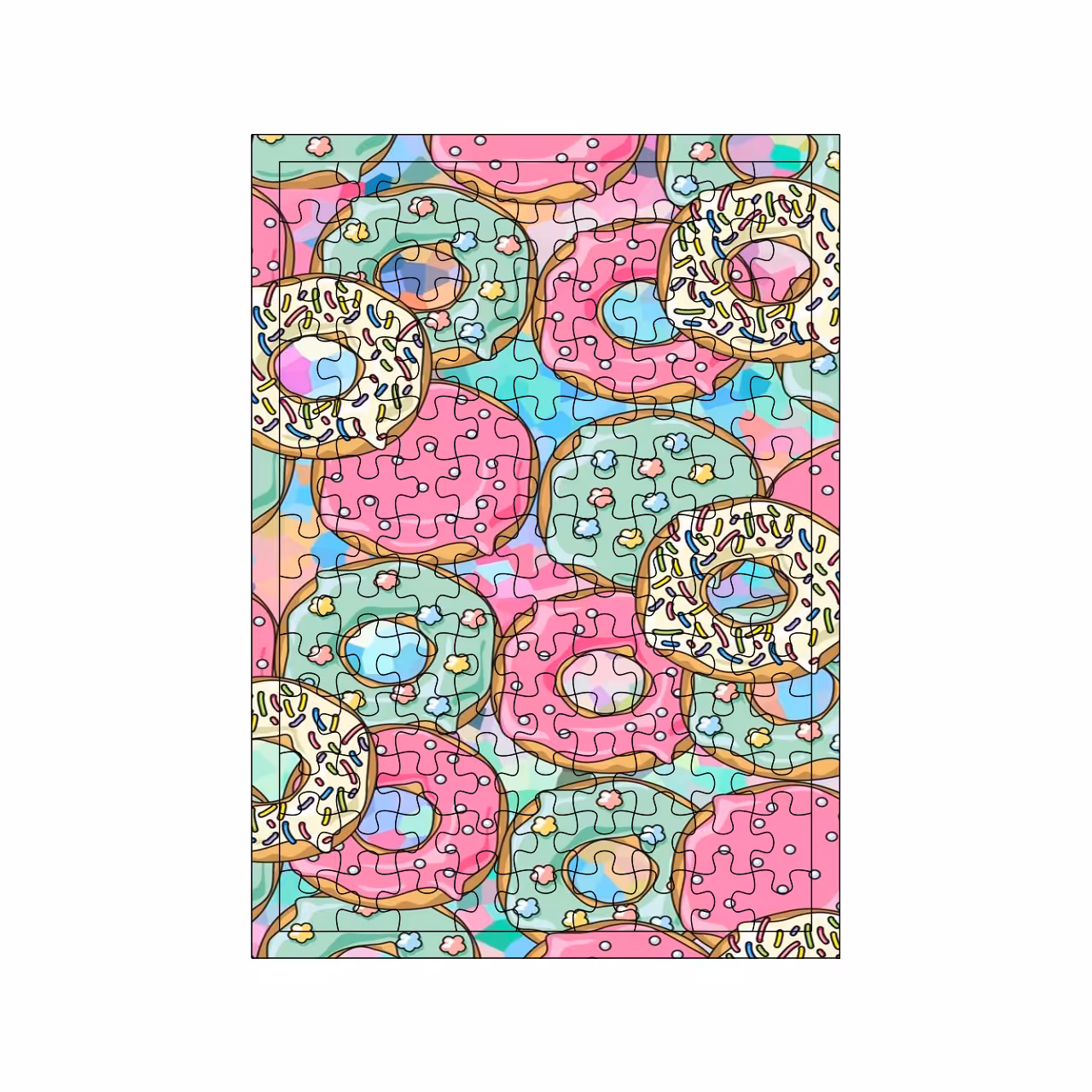 پازل 117 تکه مدل دونات کد 1944