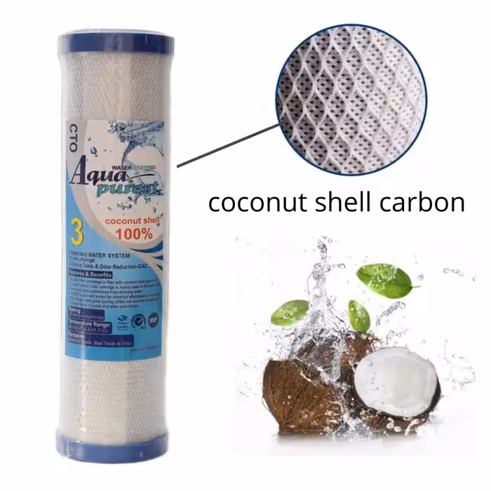 فیلتر دستگاه تصفیه آب آکوا پیورست مدل RO FILTER 03 مجموعه 6 عددی