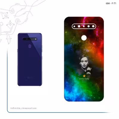 برچسب پوششی ماهوت مدل emilia clarke مناسب برای گوشی موبایل ال جی K51s