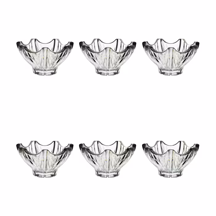 ست پیاله و پیش دستی 12 پارچه مدل لیزاموری