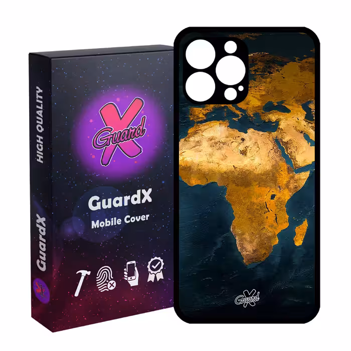 کاور گارد ایکس طرح Map مدل Glass10291 مناسب برای گوشی موبایل اپل iPhone 12 Pro Max