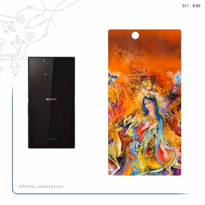 برچسب پوششی ماهوت مدل Persian miniature 2 مناسب برای گوشی موبایل سونی Xperia Z Ultra
