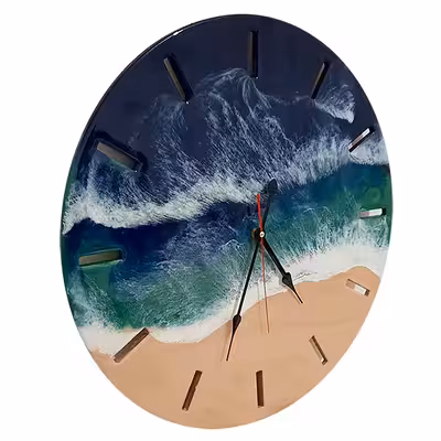 ساعت دیواری رزینی کد 20