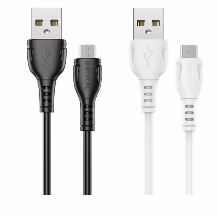 کابل تبدیل USB به MicroUSB بروفون مدل BX51 طول 1 متر