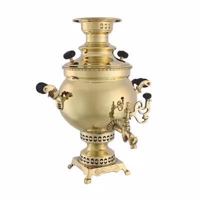 سماور زغالی عبدی مدل کلاسیک گنجایش 5 لیتر