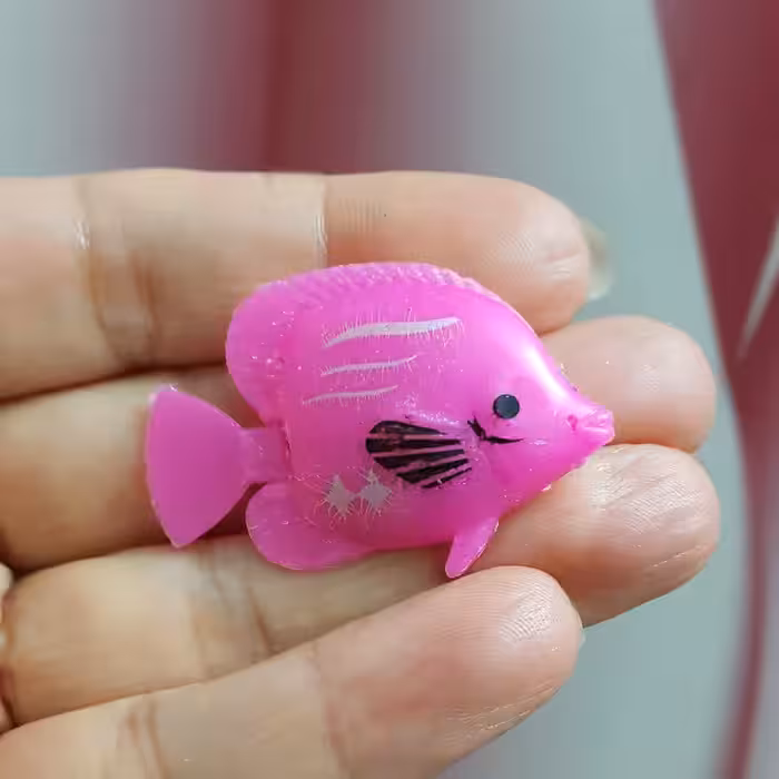 ابزار تزیین کیک به گز مدل ماهی دم متحرک مجموعه 50 عددی