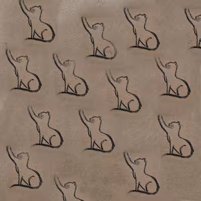 مهر مدل گربه کد 1005