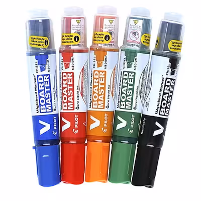 ماژیک وایت برد پایلوت مدل V Board master-C بسته دو عددی