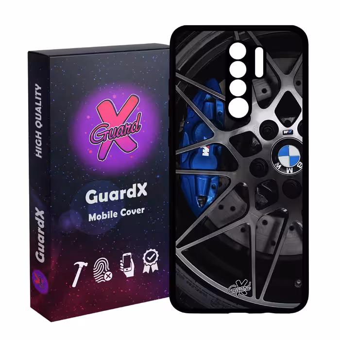 کاور گارد ایکس طرح BMW مدل Glass10437 مناسب برای گوشی موبایل شیائومی Redmi 9/Redmi 9 Prime/Poco M2