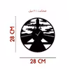 ساعت دیواری ماهوت مدل هواپیما کد 011