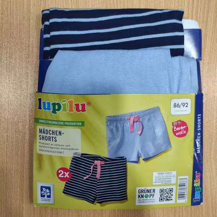 شلوارک بچگانه لوپیلو مدل G387 مجموعه 2 عددی