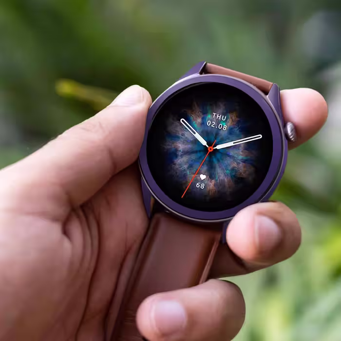 برچسب ماهوت طرح Matte-BlueBerry مناسب برای ساعت هوشمند آمازفیت GTR 3 Pro