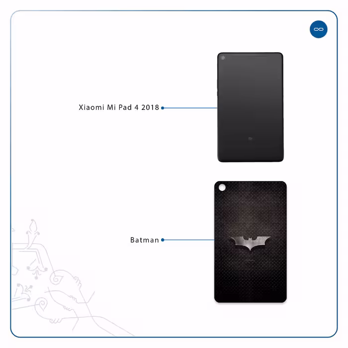 برچسب پوششی ماهوت مدل Batman مناسب برای تبلت شیائومی Mi Pad 4 2018