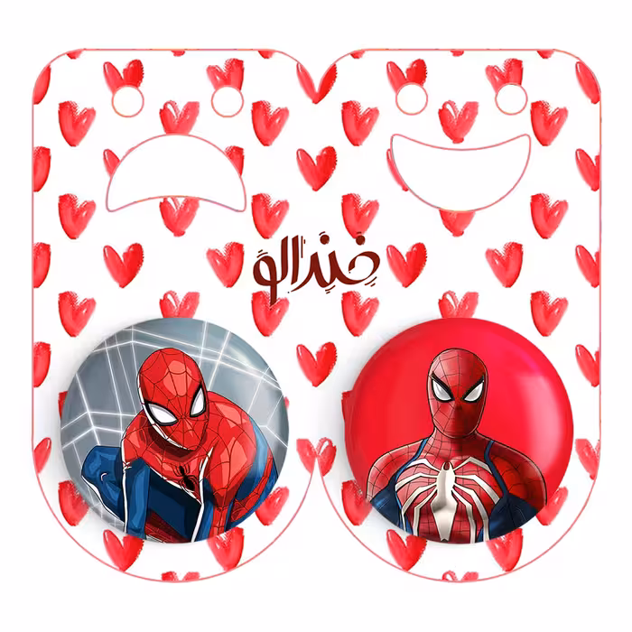 پیکسل خندالو مدل مرد عنکبوتی کد 1318113192 مجموعه 2 عددی