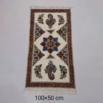 سفره قلمکار مدل بته قاجاری طرح آبنوس 