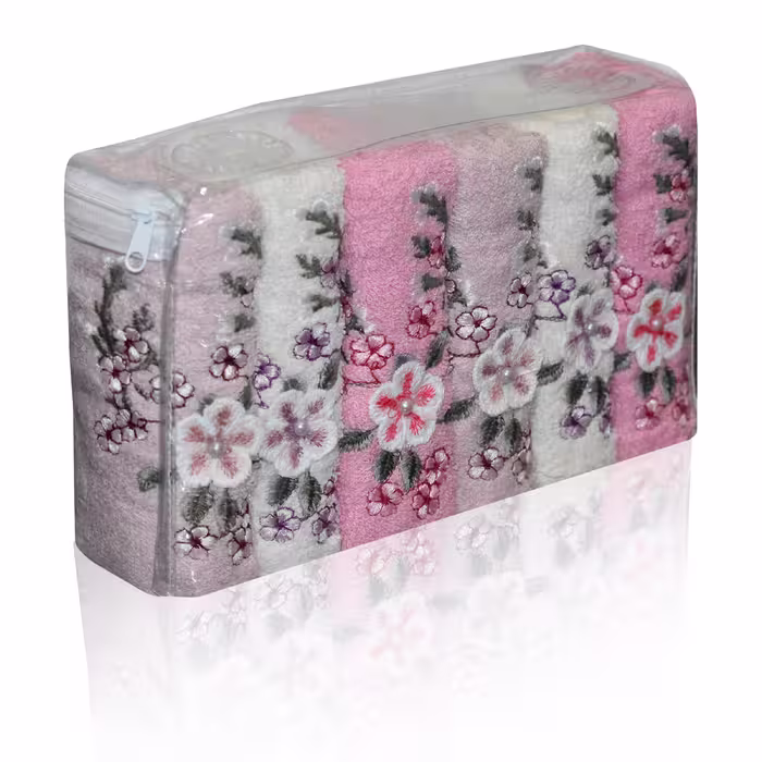 حوله آشپزخانه ربکا مدل R-52415 سایز 30x50 سانتی متر مجموعه 6 عددی