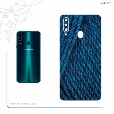 برچسب پوششی ماهوت مدل Fabric Texture 1 مناسب برای گوشی موبایل سامسونگ Galaxy A20s