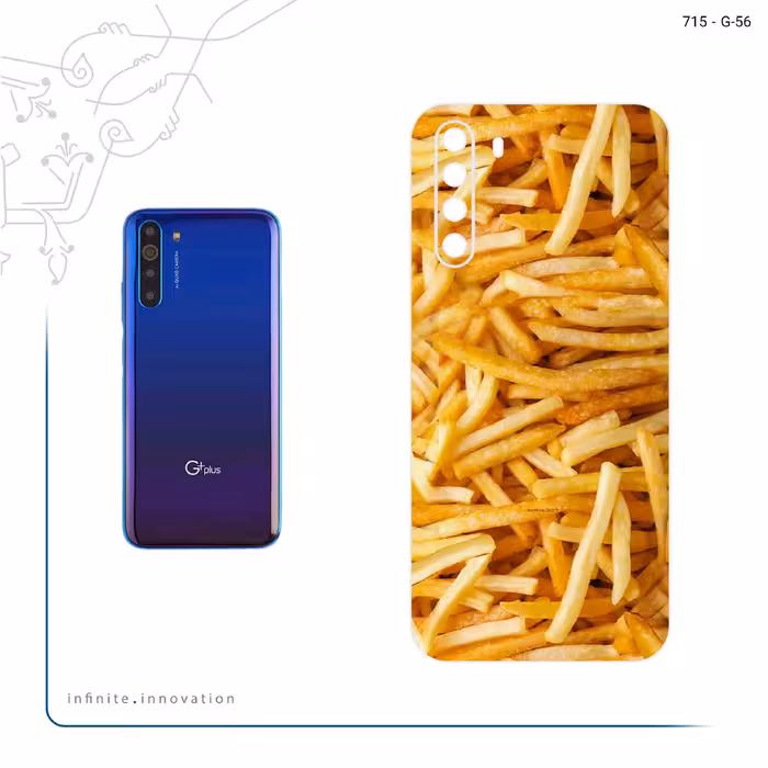 برچسب پوششی ماهوت مدل French fries مناسب برای گوشی موبایل جی پلاس X10