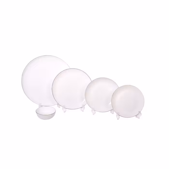 سرویس غذا خوری 26 پارچه گلدن اوپال مدل لب طلا