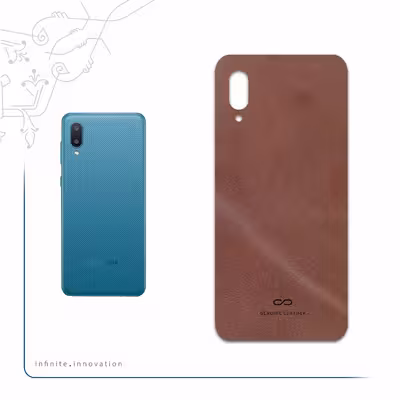 برچسب پوششی ماهوت مدل Matte-Natural-Leather مناسب برای گوشی موبایل سامسونگ Galaxy M02