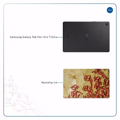 برچسب پوششی ماهوت مدل Nastaliq-5 مناسب برای تبلت سامسونگ Galaxy Tab S5e 10.5 2019 T725
