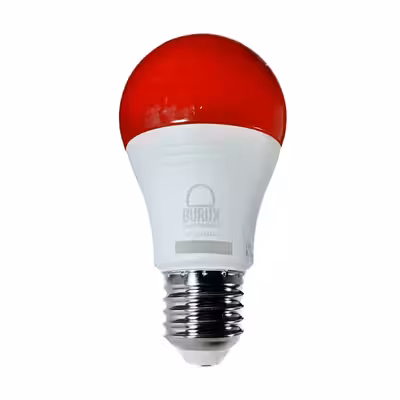 لامپ ال ای دی 9 وات بروکس مدل BRX رنگی پایه E27 بسته 8 عددی