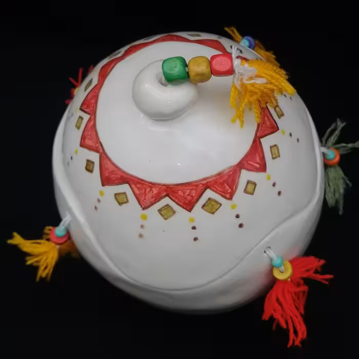 شکلات خوری سرامیکی هیوا طرح جبه دربدار کد 11026147