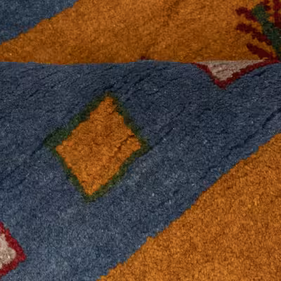 گبه دستباف کناره طول دو متر سی پرشیا کد 122496