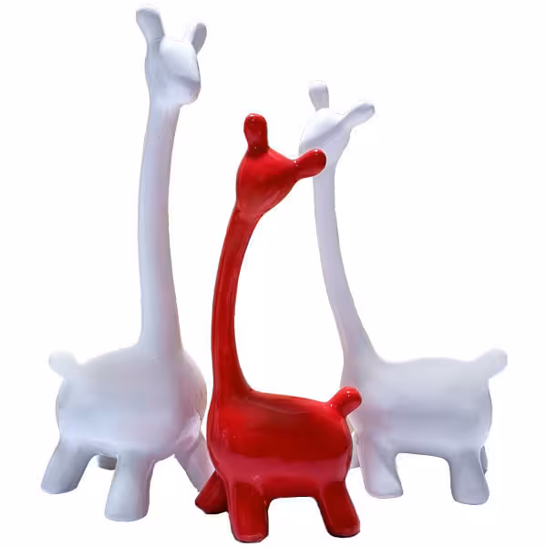 مجسمه مدل زرافه مجموعه 3 عددی