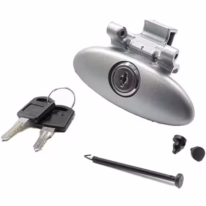 خرید دستگیره درب داشبورد پژو 206 قفل دار کروم | اتوموبی