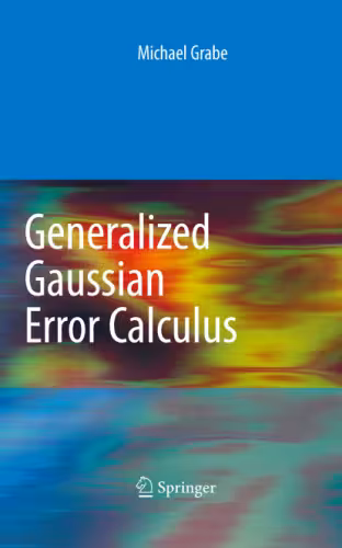 خرید و دانلود نسخه کامل کتاب Generalized Gaussian Error Calculus