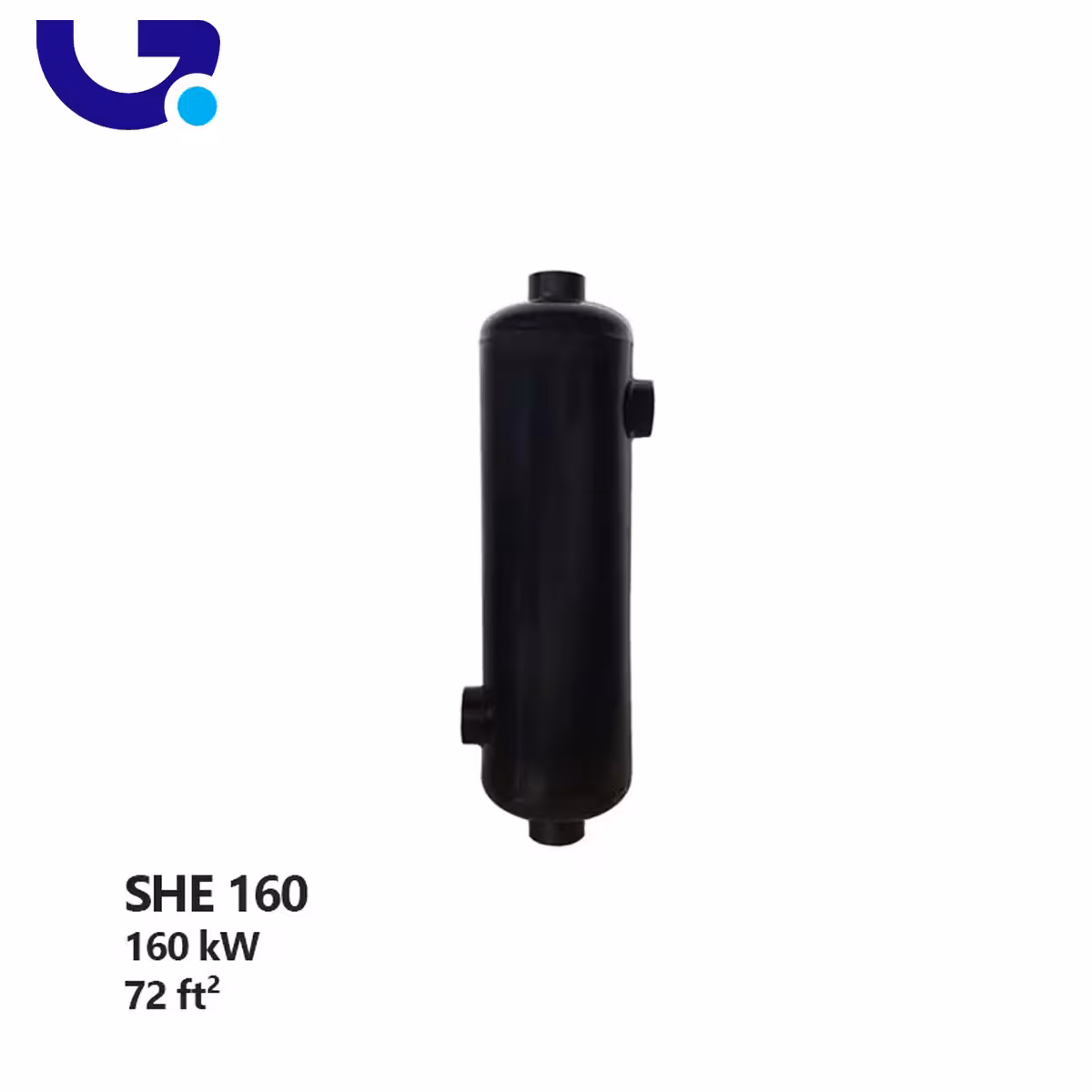 مبدل حرارتی پوسته و لوله کالمو مدل SHE 160