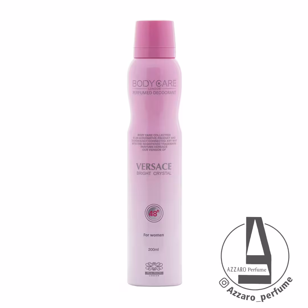اسپری بدن زنانه بادی کر رایحه ورساچه صورتی حجم 200 میل