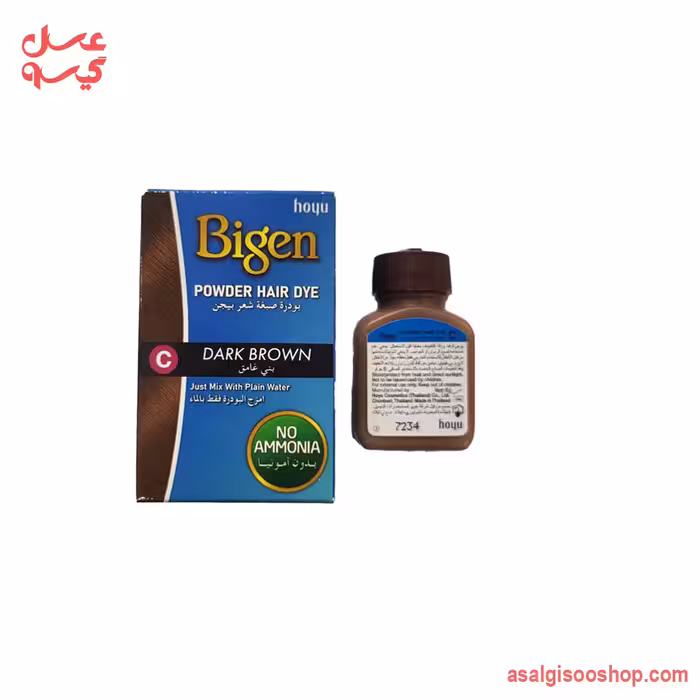 رنگ ابرو شرکت بیگن جلد آبی Bigen Eyebrow Color C Blue Box | Bigen C | کد 2983