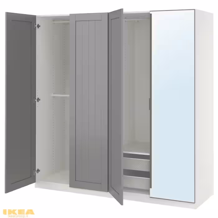 کمد لباس مدل PAX / KAMMARTORP/GULLABERG | برند ایکیا | ارسال 5 روز کاری