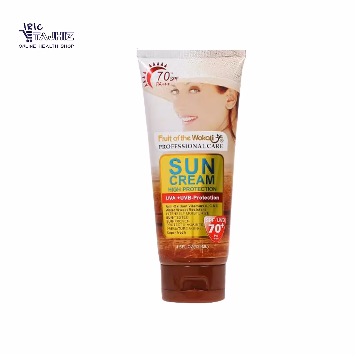 کرم ضد آفتاب وکالی spf 70 بی رنگ