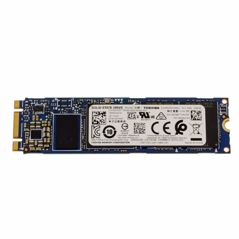 حافظه اس اس دی توشیبا KXG50ZNV256G NVMe M2 ظرفیت 256 گیگابایت(بدون پک)