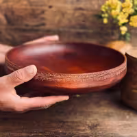ظرف چوبی گیلاس کد 0100113